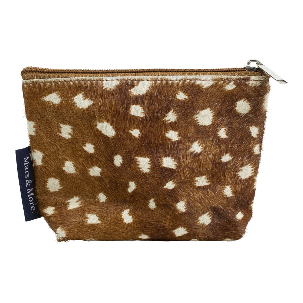 565 Kuhfell Leder Täschchen mit Hischflecken 