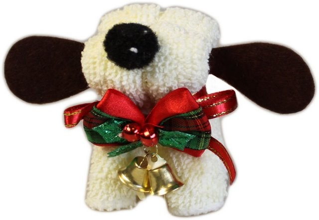 Süße Weihnachts  Hunde weiß